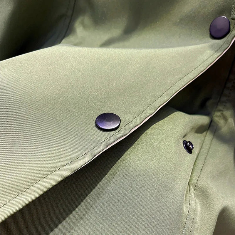 Nathalie | Two-Tone Hooded Jacket