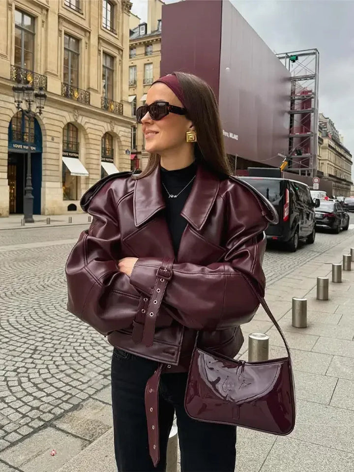 Juliette | Oversized Belted Jacket