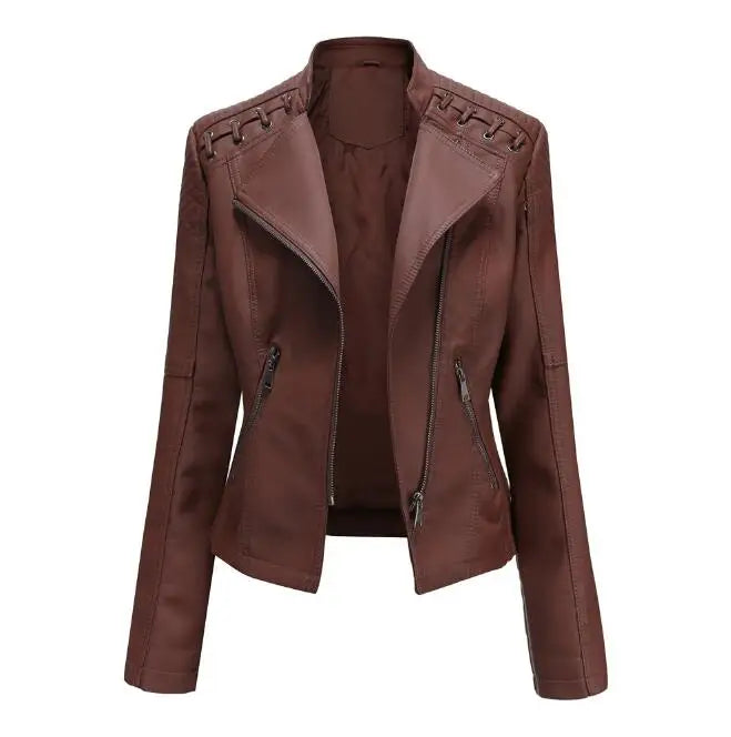 Madison | Lace-Up Detail Moto Jacket