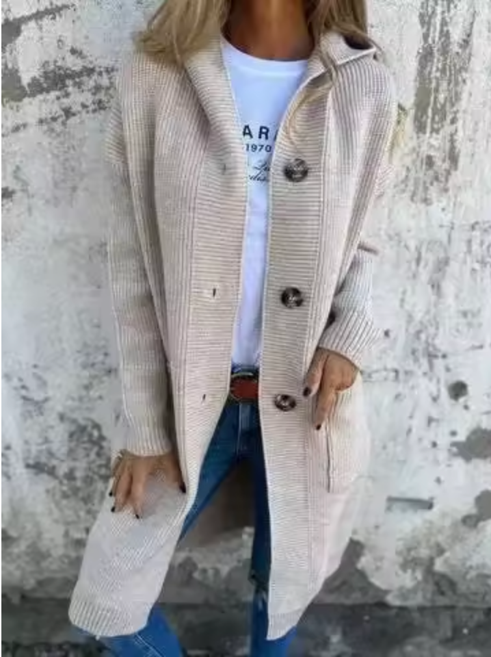 Chelsea | Hooded Button Cardigan