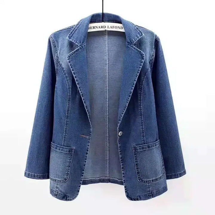 Mina | Classic Denim Blazer Jacket