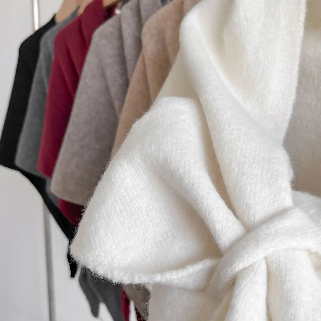 Arielle | Tie-Front Wrap Shawl