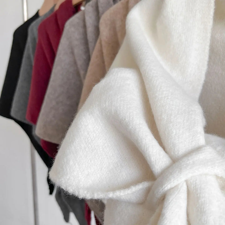 Arielle | Tie-Front Wrap Shawl