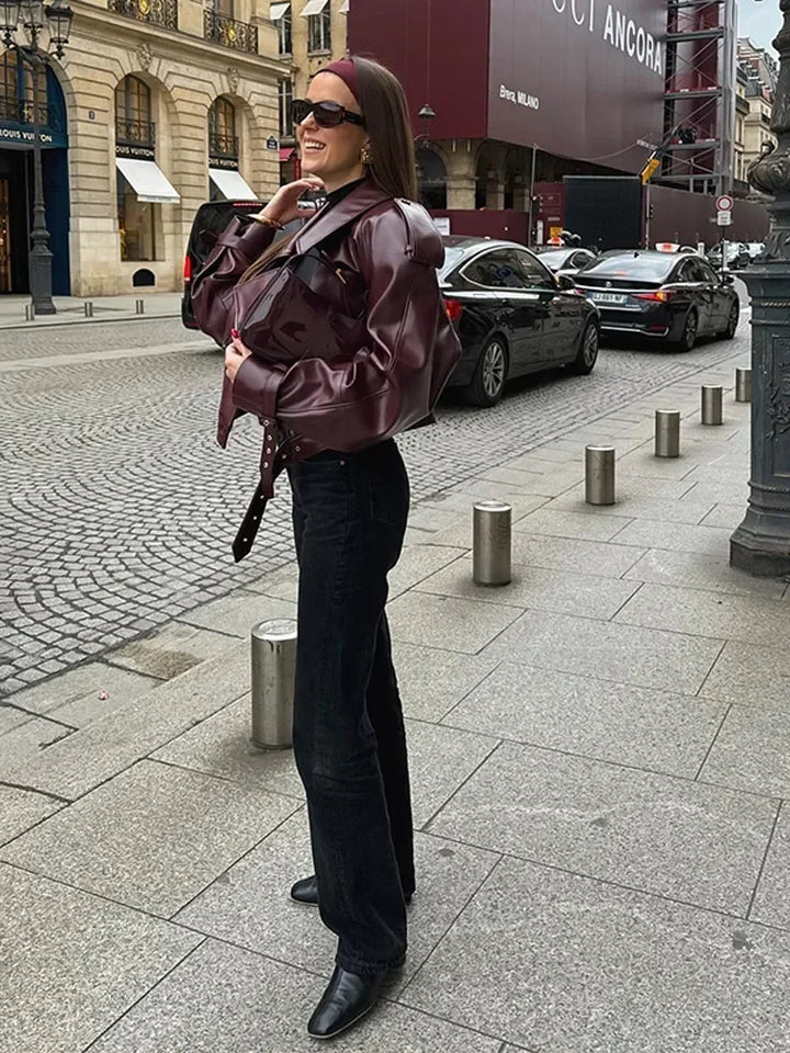 Juliette | Oversized Belted Jacket