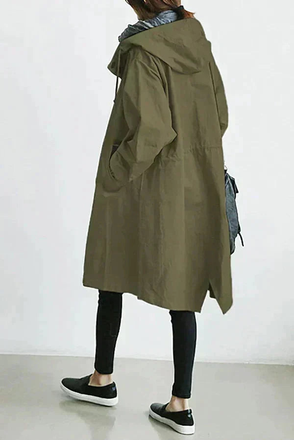 Melissa | Hooded Button-Up Coat