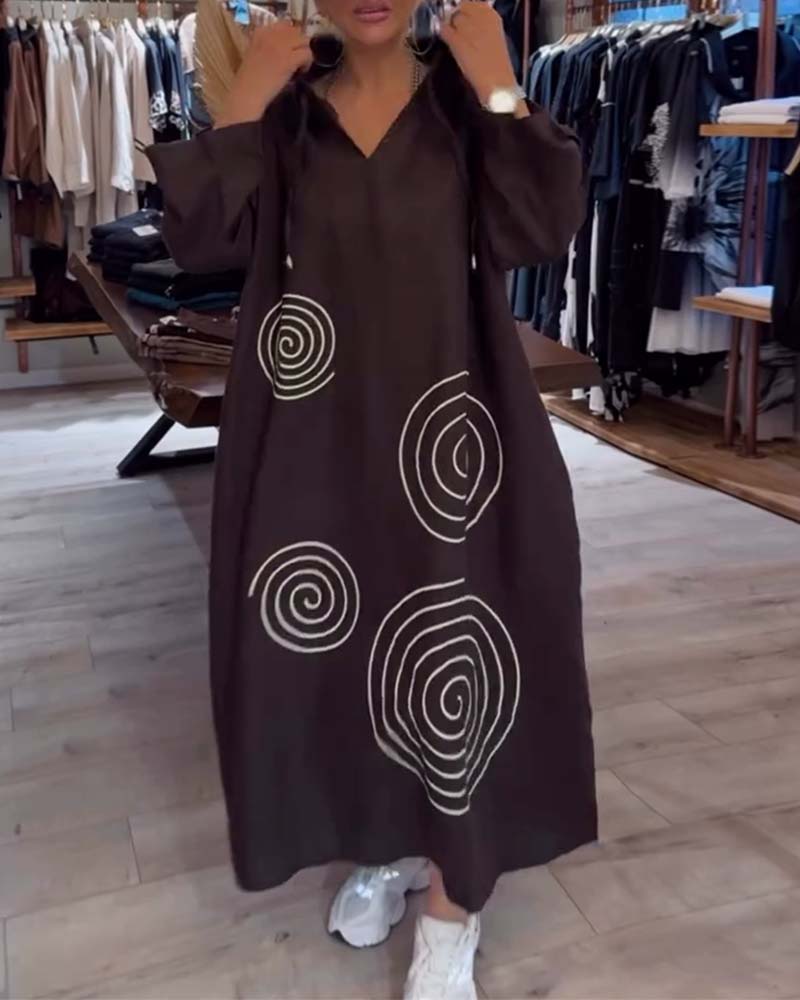Erika | Relaxed Hoodie Midi Dress
