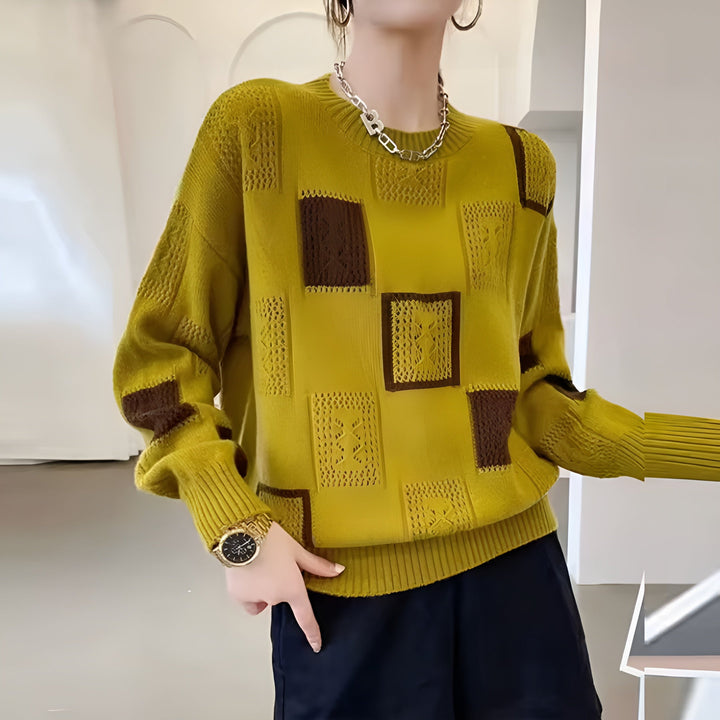 Maxine | Geometric Pattern Jumper