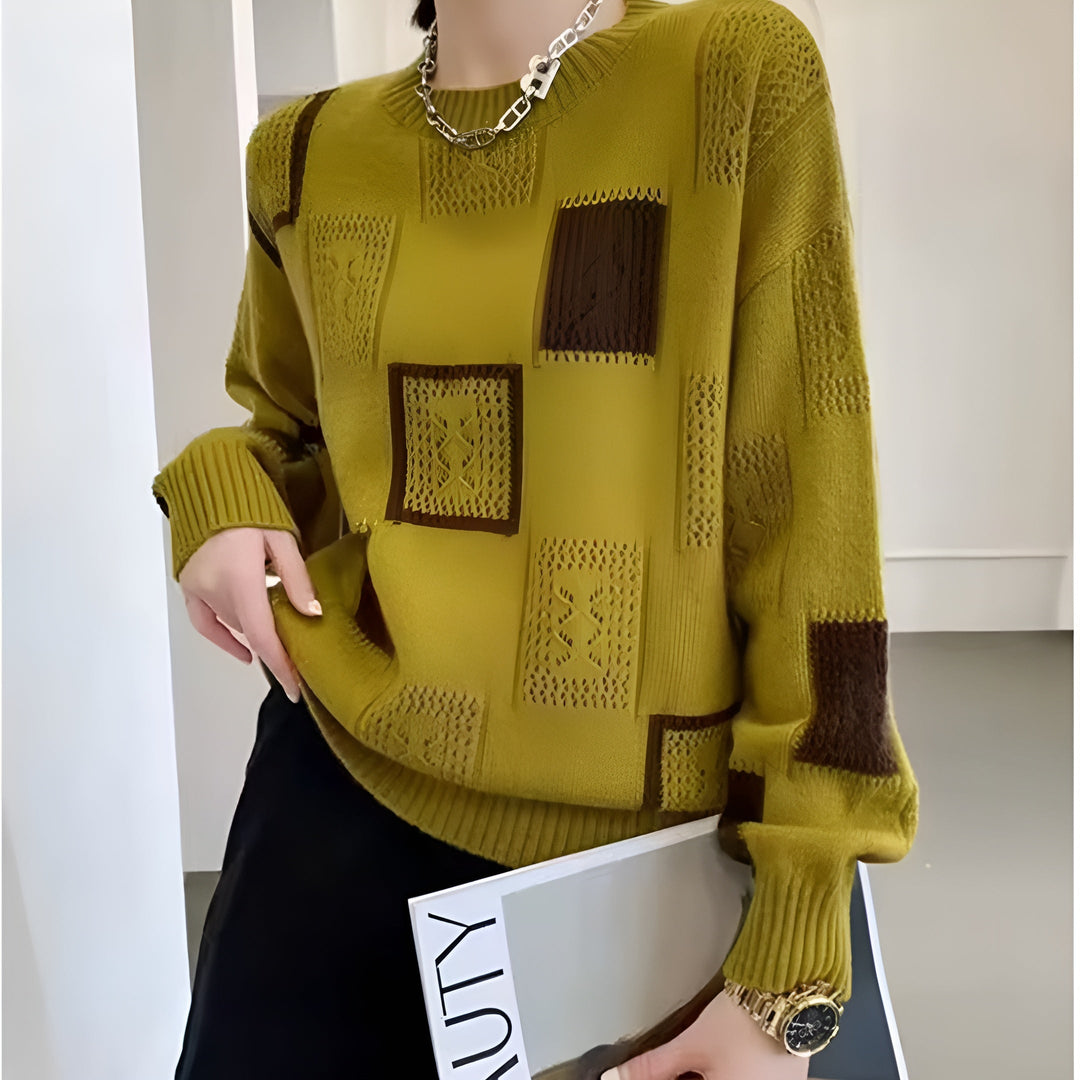 Maxine | Geometric Pattern Jumper