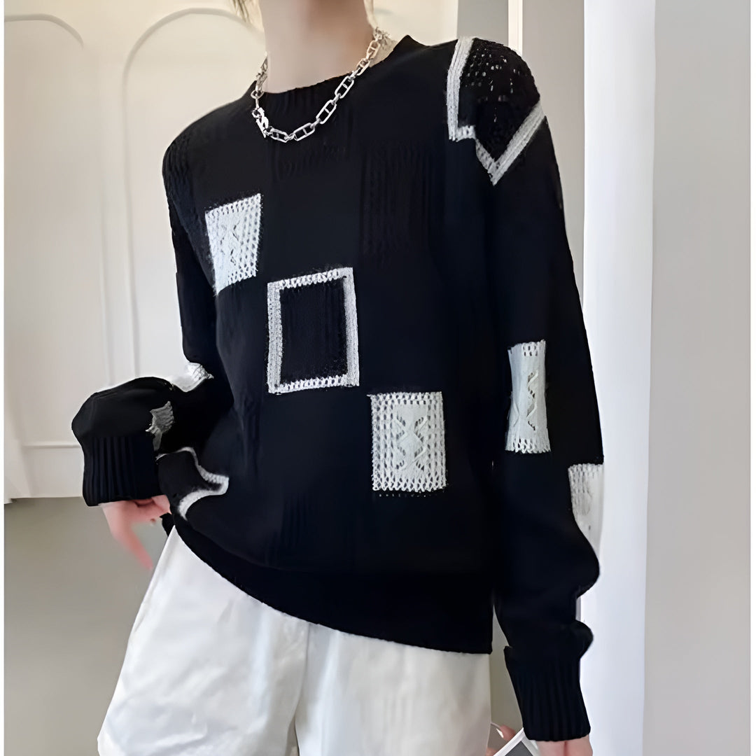 Maxine | Geometric Pattern Jumper