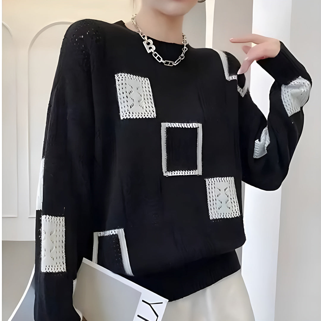 Maxine | Geometric Pattern Jumper