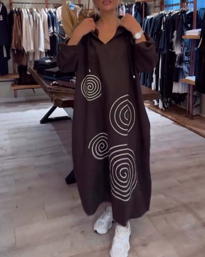 Erika | Relaxed Hoodie Midi Dress