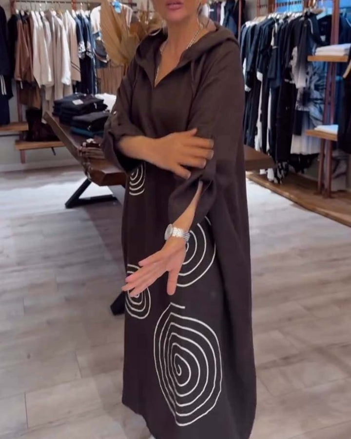 Erika | Relaxed Hoodie Midi Dress
