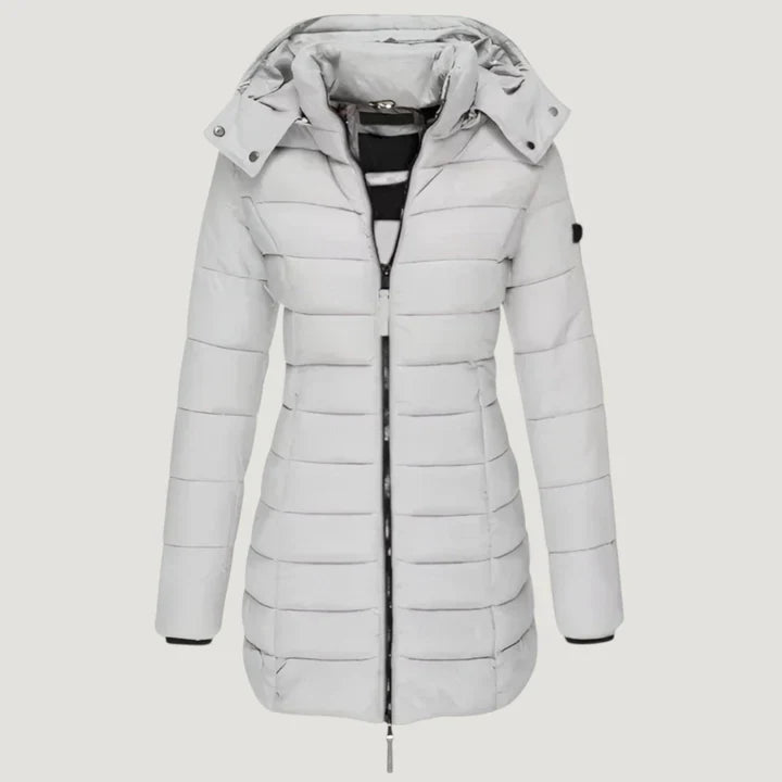 Anya | Longline Hooded Puffer Coat