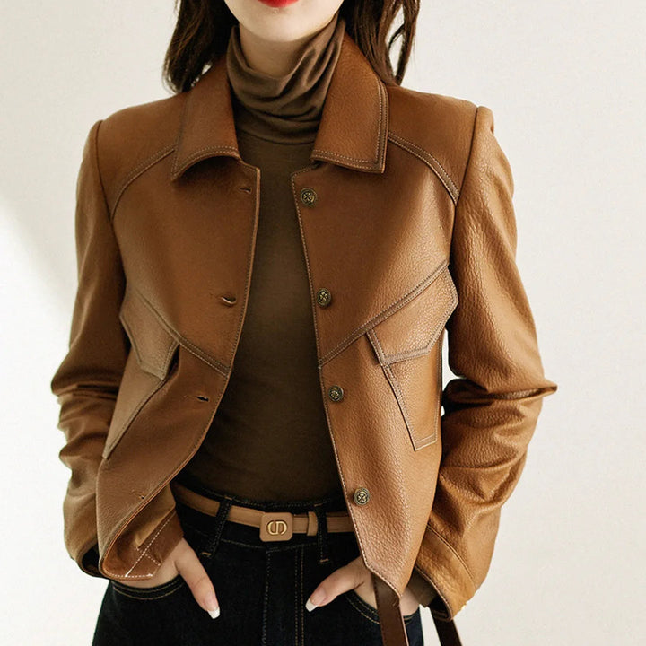 Elena | Modern Button Jacket