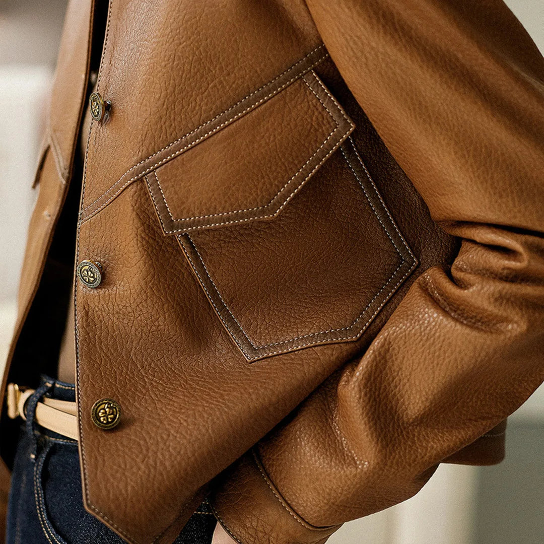 Elena | Modern Button Jacket