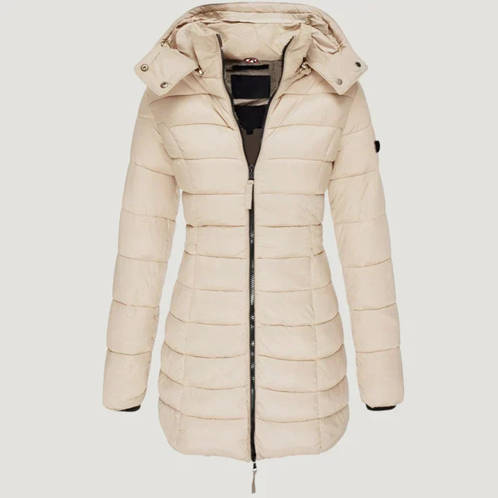 Anya | Longline Hooded Puffer Coat