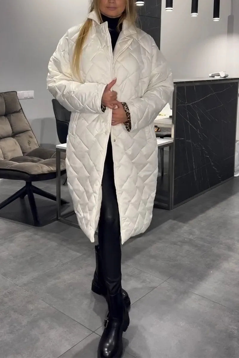 Cynthia | Quilted Longline Coat