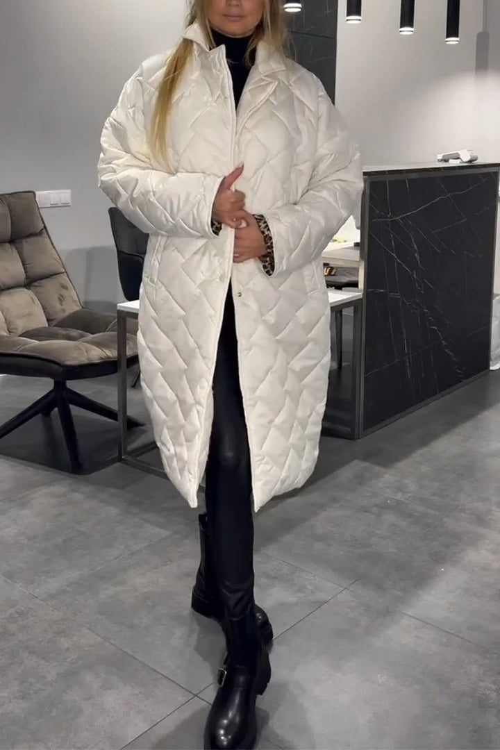 Cynthia | Quilted Longline Coat