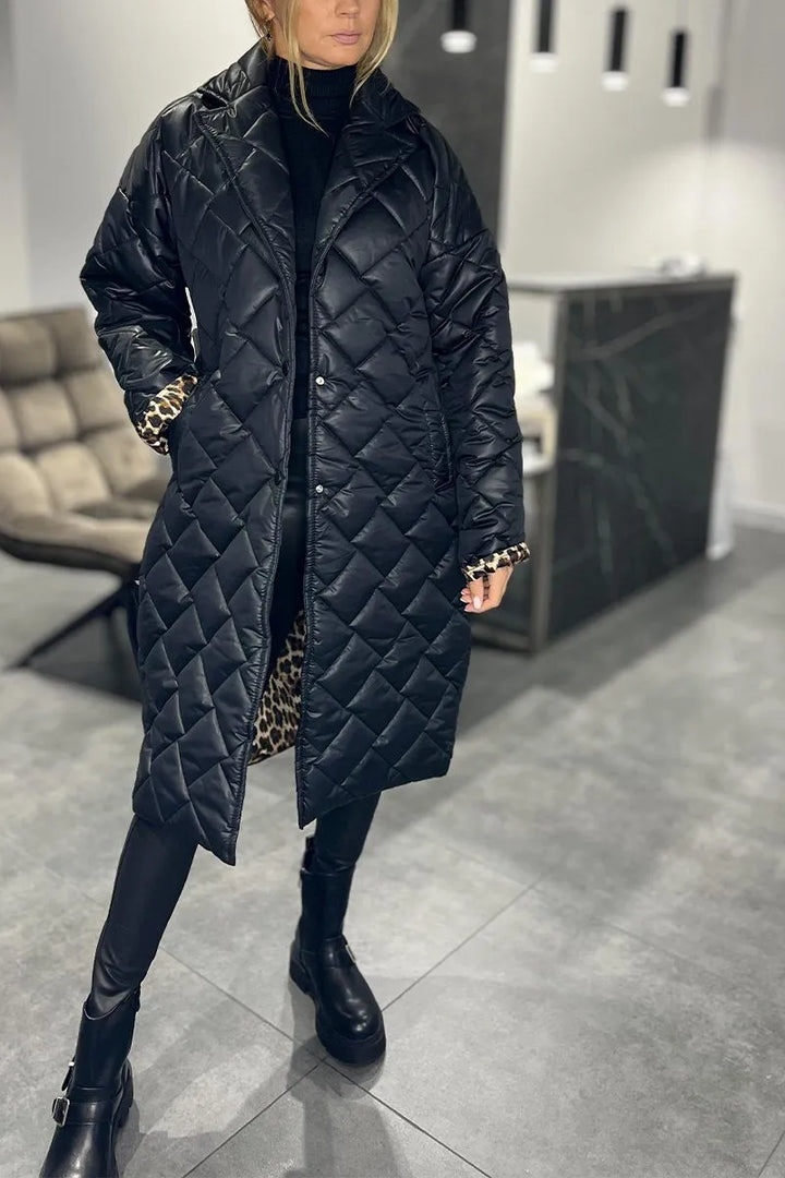 Cynthia | Quilted Longline Coat