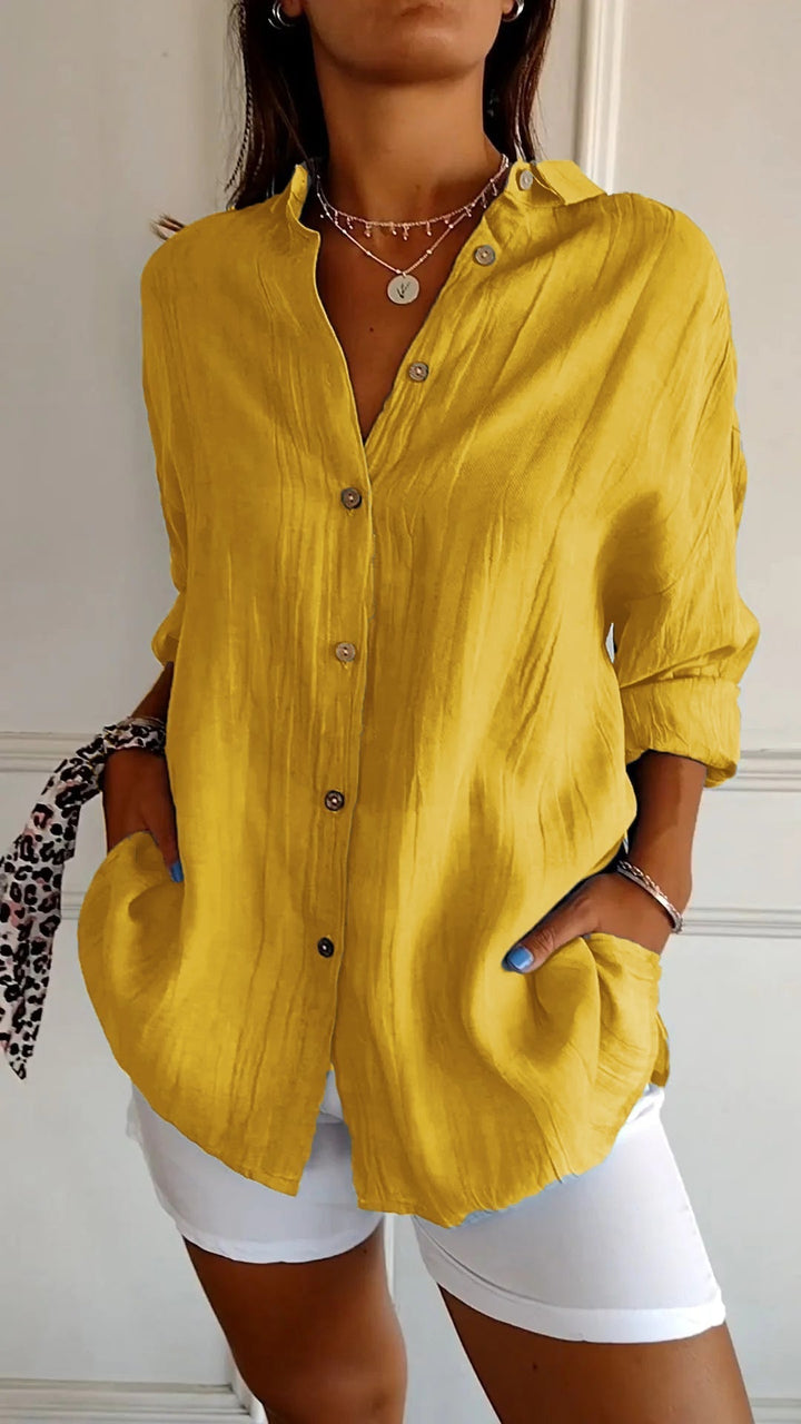 Gabriela | Button-Up Longline Shirt