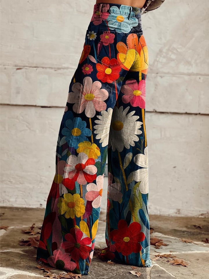 Jenny | Modern Floral Dress Trousers