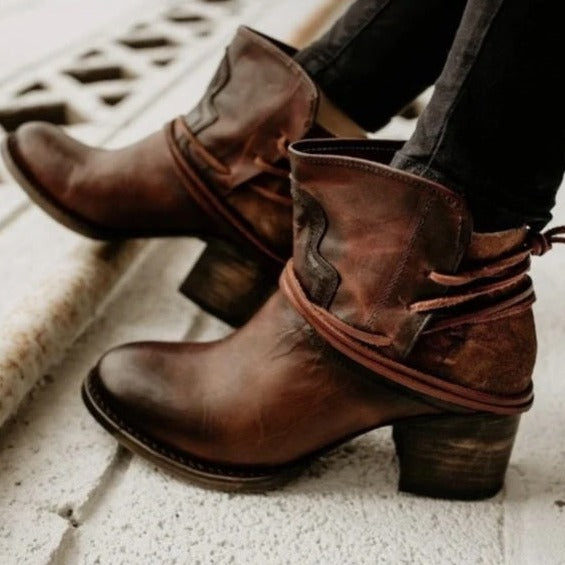 Valérie™ | Refined Leather Ankle Boots