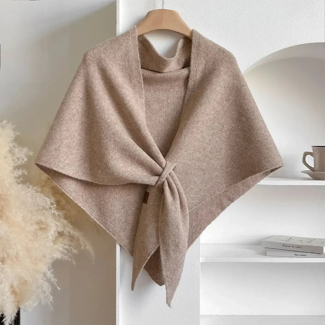 Arielle | Tie-Front Wrap Shawl