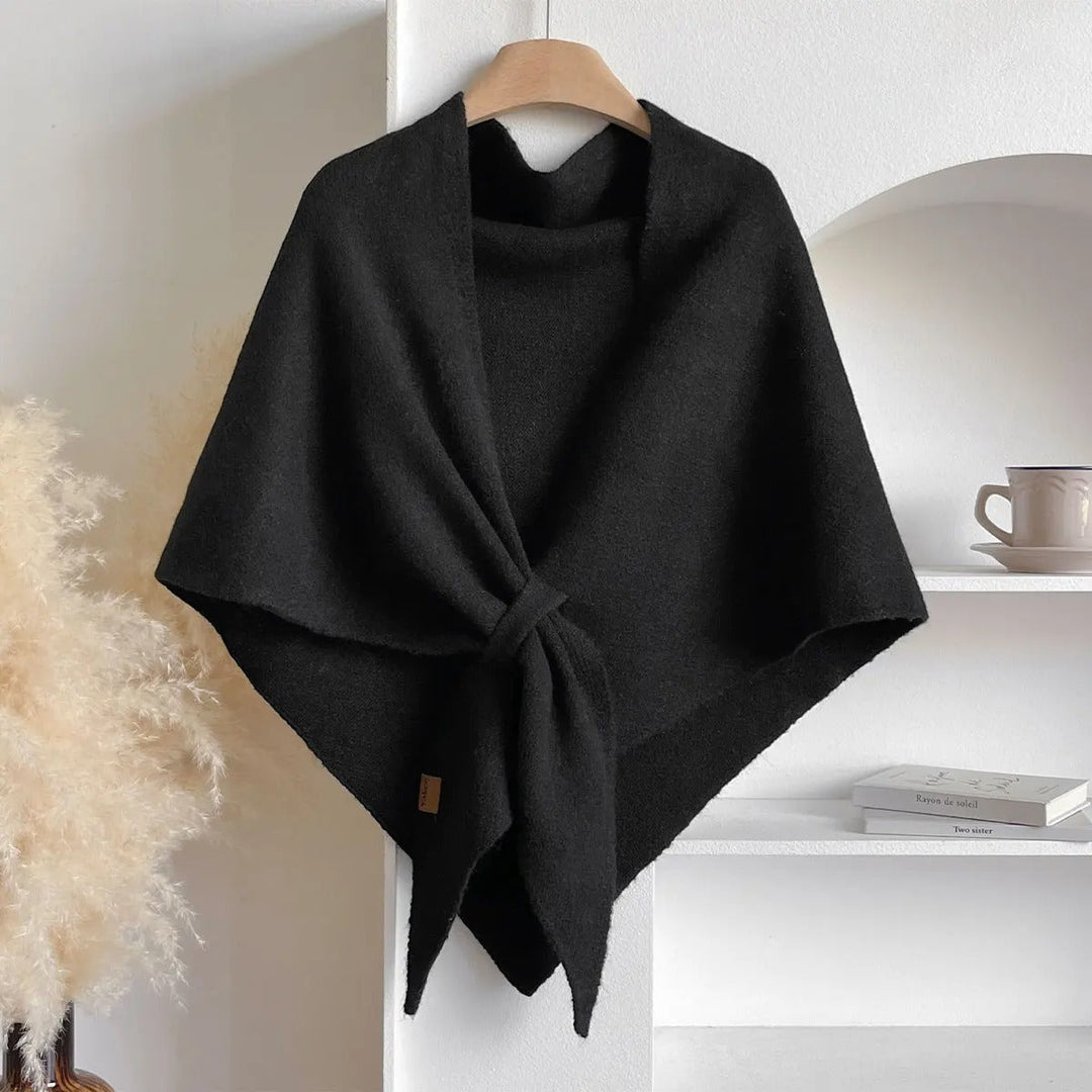 Arielle | Tie-Front Wrap Shawl