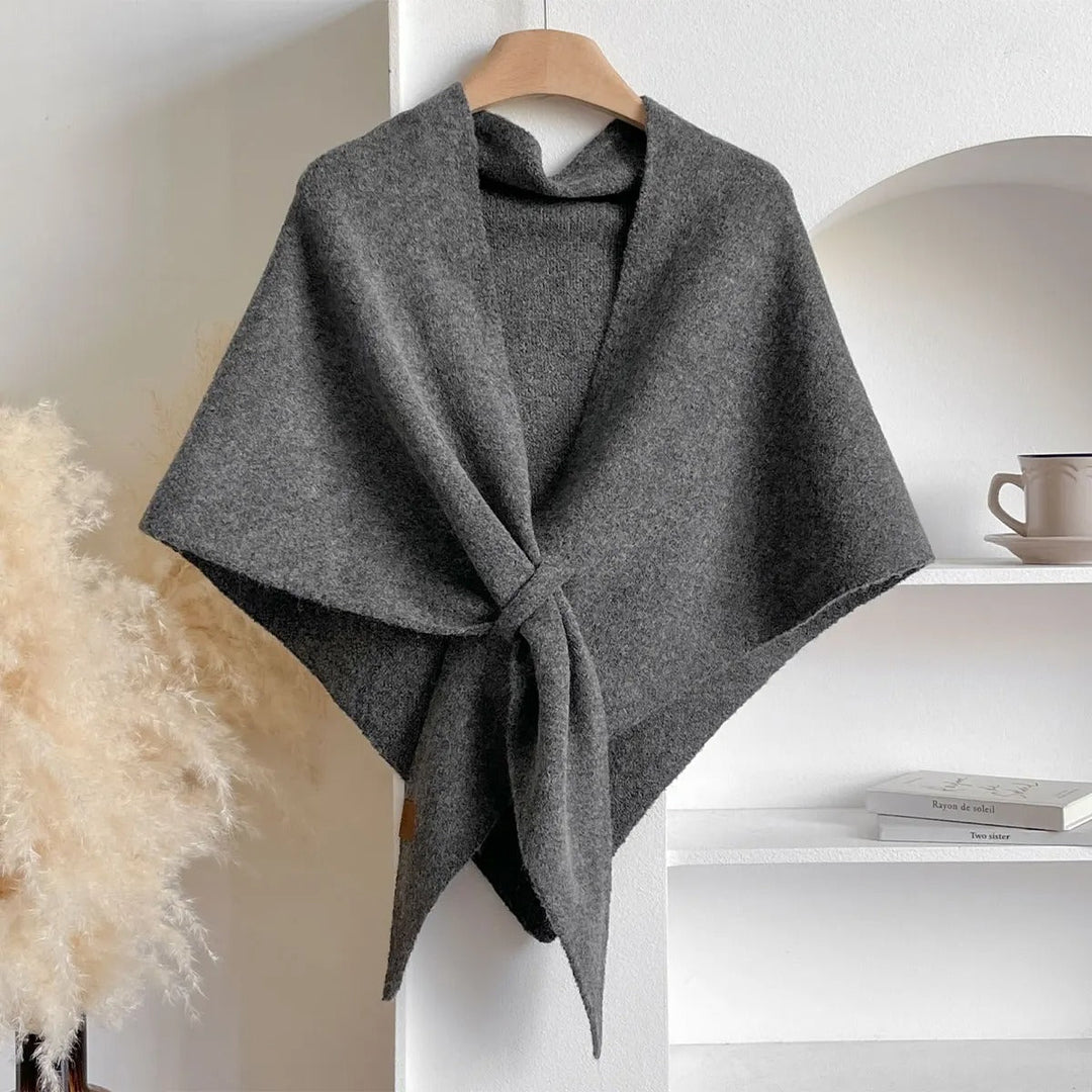 Arielle | Tie-Front Wrap Shawl