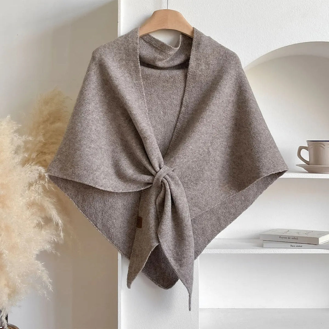 Arielle | Tie-Front Wrap Shawl